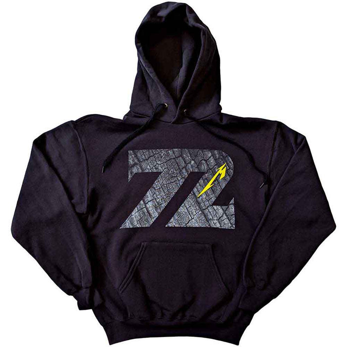 Metallica 72 Seasons Charred Logo Black X-Large Hoodie