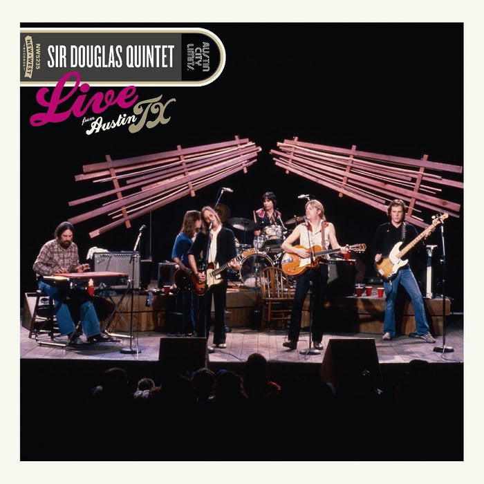 Sir Douglas Quintet Live From Austin, TX Vinyl LP Crystal Pink Colour 2023