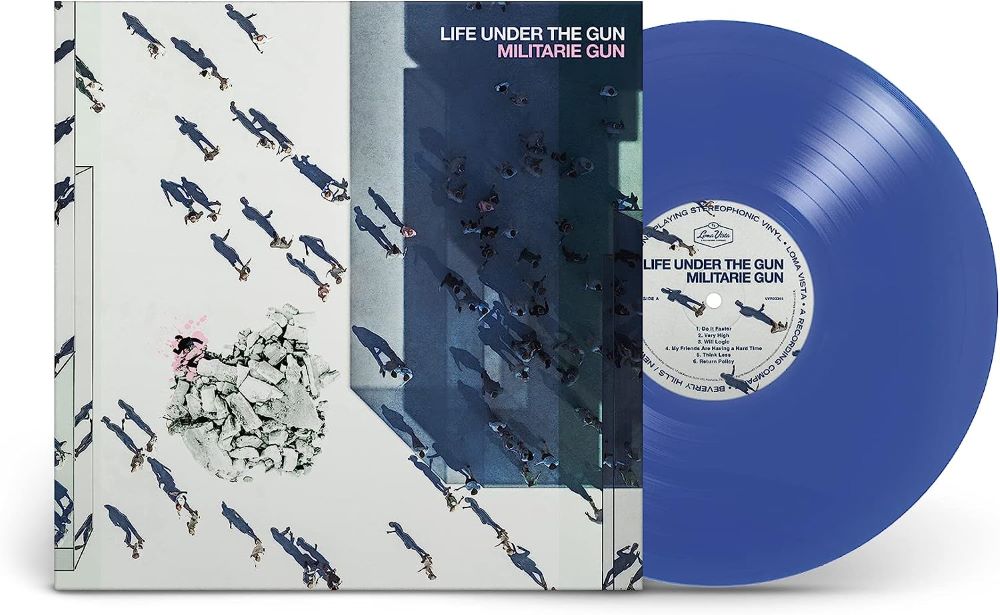 Militarie Gun Life Under The Gun Vinyl LP Translucent Cobalt Colour 2023