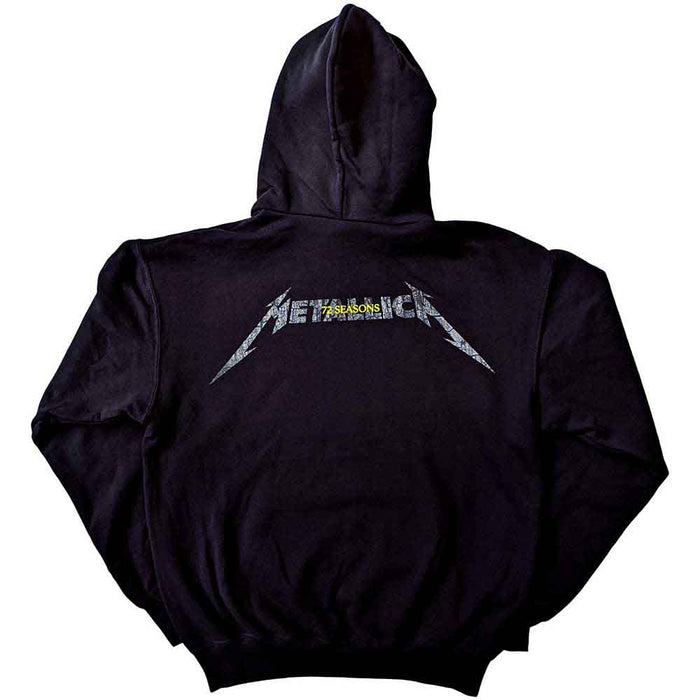 Metallica 72 Seasons Charred Logo Black Medium Hoodie