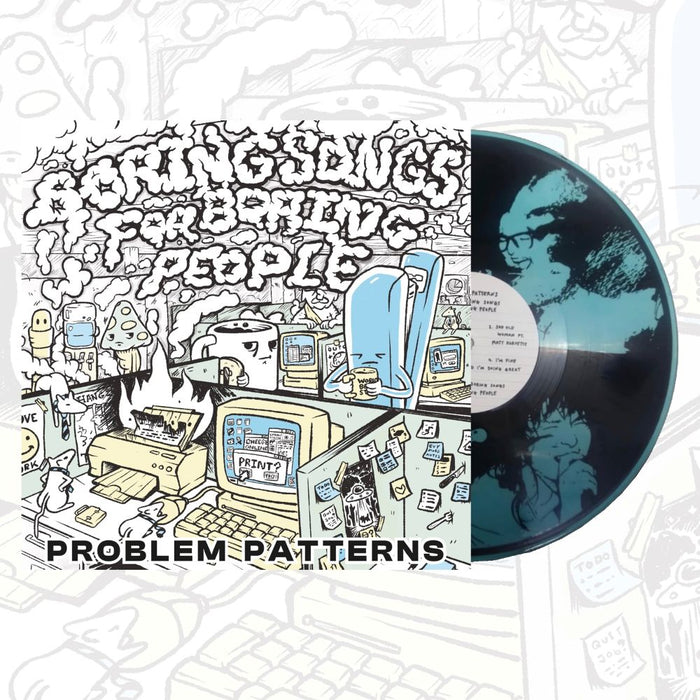 Problem Patterns Boring Songs for Boring People 12" Vinyl EP Blue Colour 2025
