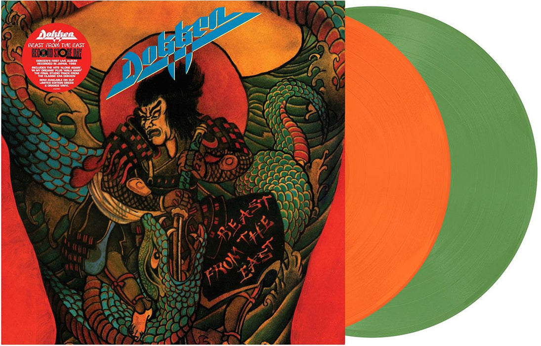 Dokken Beast from the East Vinyl LP Green & Orange Colour RSD 2025