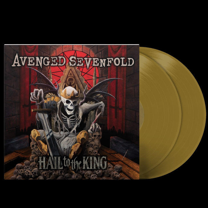 Avenged Sevenfold Hail to the King Vinyl LP Gold Colour 2023