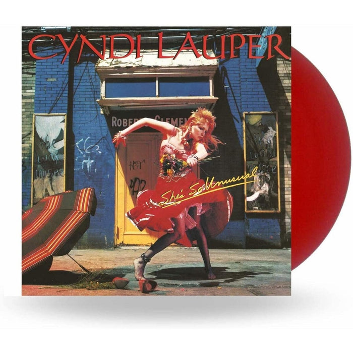 Cyndi Lauper She's So Unusual Vinyl LP Red Colour National Album Day 2021