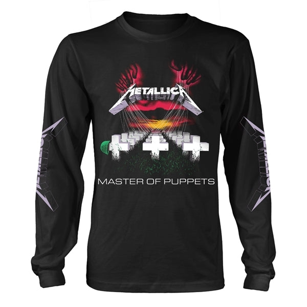 Metallica Master Of Puppets Black XX-Large Long Sleeved T-Shirt