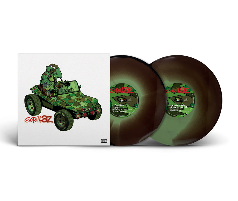 Gorillaz (Gorillaz) Vinyl LP Camouflage Green, Brown and Black Colour Due Out 04/12/26