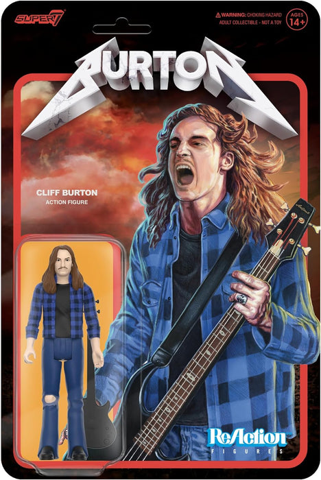 Super7 Cliff Burton Metallica Reaction Figure