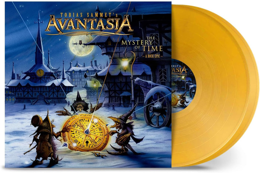 Avantasia The Mystery Of Time Vinyl LP Red and Gold Colour 2023