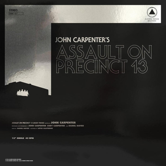 ASSAULT ON PRECINCT 13 & The Fog JOHN CARPENTER 12" Vinyl SINGLE NEW 2016