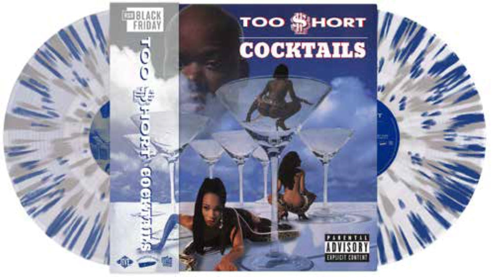 Too $Hort Cocktails Vinyl LP Ultra-Clear Opaque BlueJay & Silver Splatter Colour Black Friday 2024