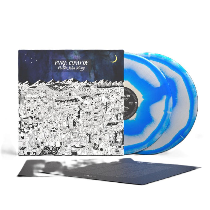 Father John Misty Pure Comedy Vinyl LP Indies Blue & White Corona Colour Due Out 27/03/26