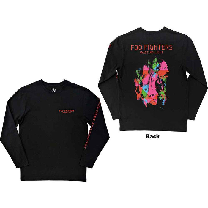 Foo Fighters Wasting Light Black Long Sleeve Medium T-Shirt