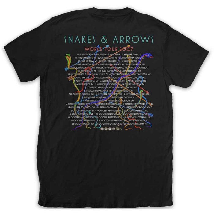 Rush Snakes & Arrows Tour Black X-Large T-Shirt