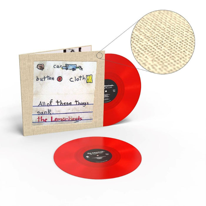 The Lemonheads Car Button Cloth Deluxe Expanded ‘Clothbound’ Edition Vinyl LP Red Colour Due Out 31/01/25