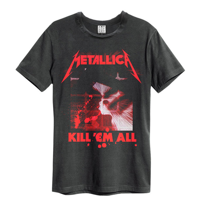 Metallica Kill Em All Amplified Charcoal Medium Unisex T-Shirt