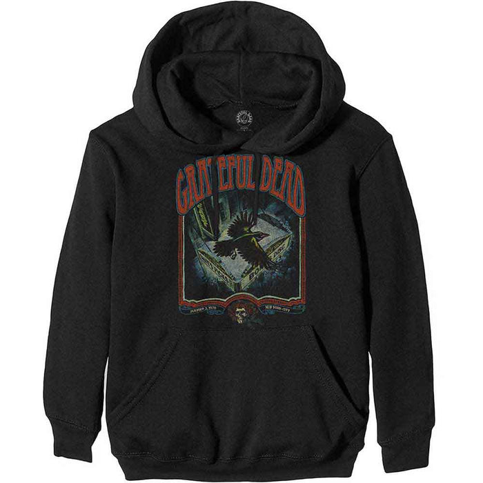 Grateful Dead Vintage Poster Black Medium Hoodie