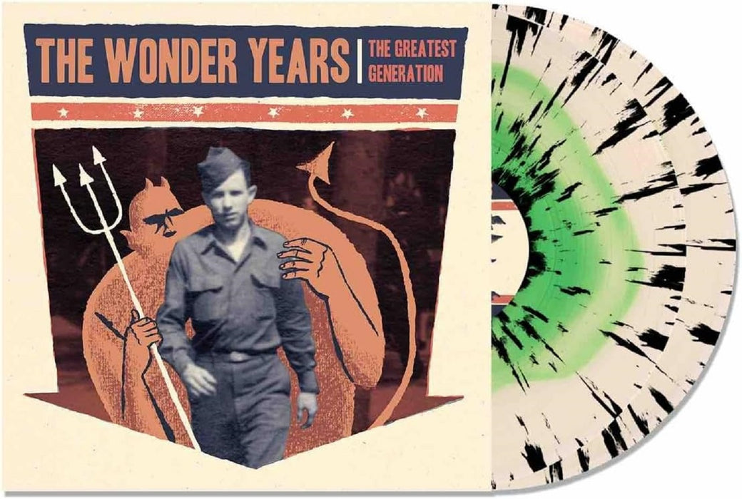 The Wonder Years The Greatest Generation Vinyl LP Green, Clear & Black Splatter Colour 2023