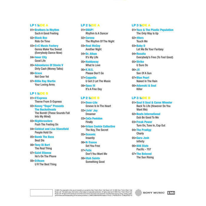 NOW That's What I Call An Era - Such A Good Feeling: 1988-1995 Vinyl LP Blue, Yellow & White Colour 2025