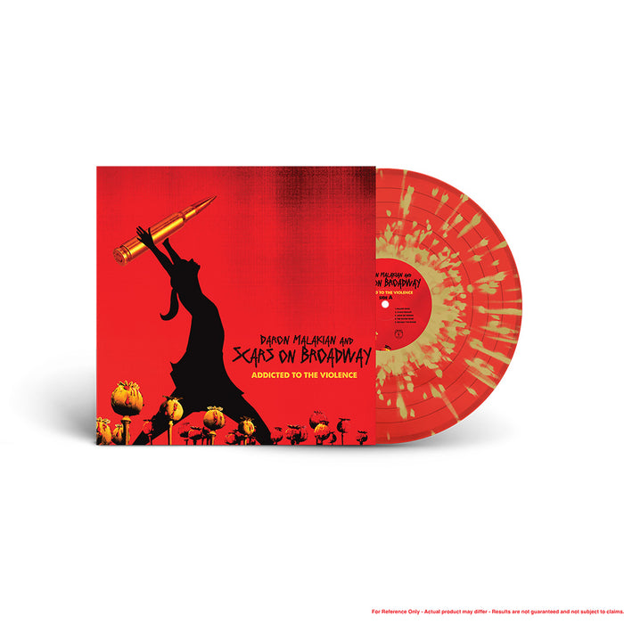 Daron Malakian And Scars On Broadway Addicted To The Violence Vinyl LP Ruby Red with Gold Splatter Colour 2025