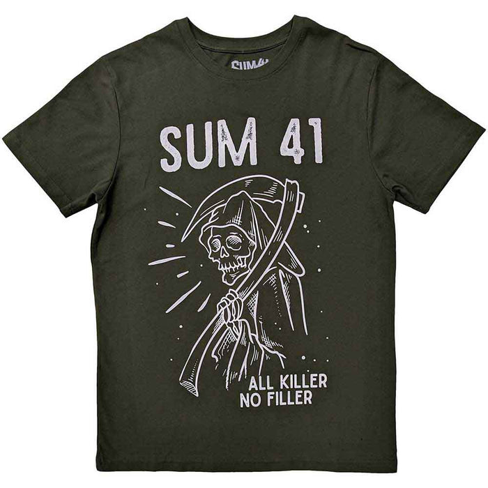 Sum 41 Reaper Green Large Unisex T-Shirt