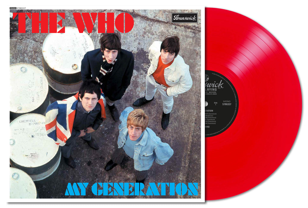 The Who My Generation - 60th Anniversary edition Vinyl LP Red Colour NAD 2026 Due Out 17/10/26