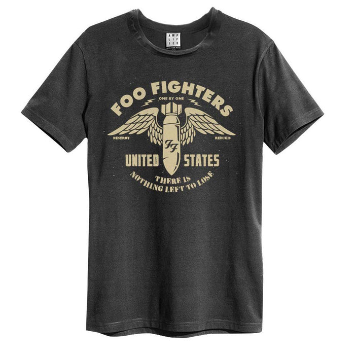 Foo Fighters One By One Amplified Charcoal Medium Unisex T-Shirt