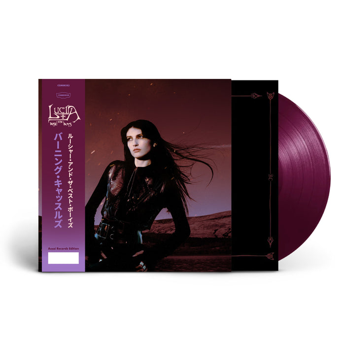 Lucia & The Best Boys Burning Castles Vinyl LP Signed Transparent Grape Colour Assai Obi Edition 2023