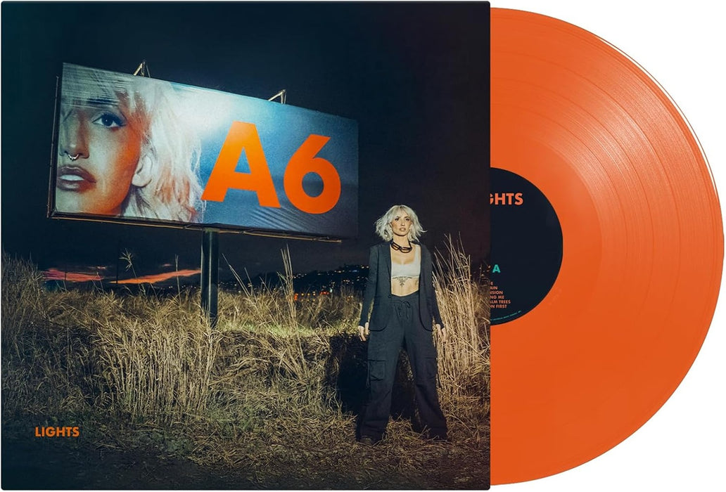 Lights A6 Vinyl LP Orange Crush Colour 2025