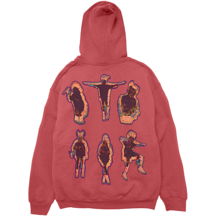 Billie Eilish Silhouettes Red XX-Large Hoodie