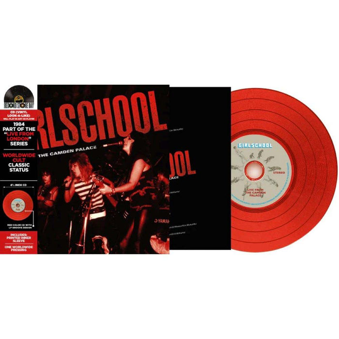 Girlschool Live From The Camden Palace Vinyl Replica Red CD RSD 2026