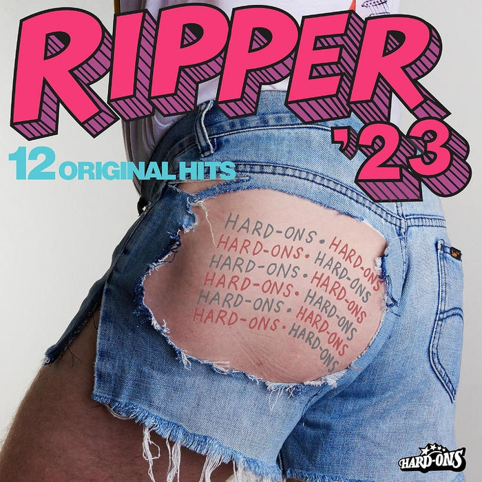 Hard-Ons Ripper '23 Vinyl LP Pink with Blue Splatter Colour 2023