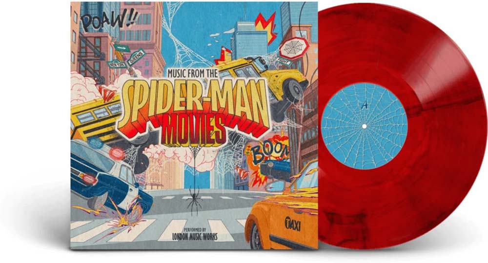London Music Works Music From Spider-Man Vinyl LP Red Colour 2025
