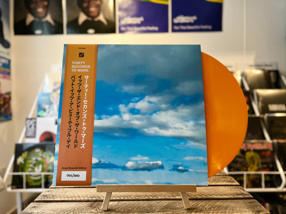 Thirty Seconds To Mars It's The End Of The World But It's A Beautiful Day Vinyl LP Opaque Orange Assai Obi Edition 2023