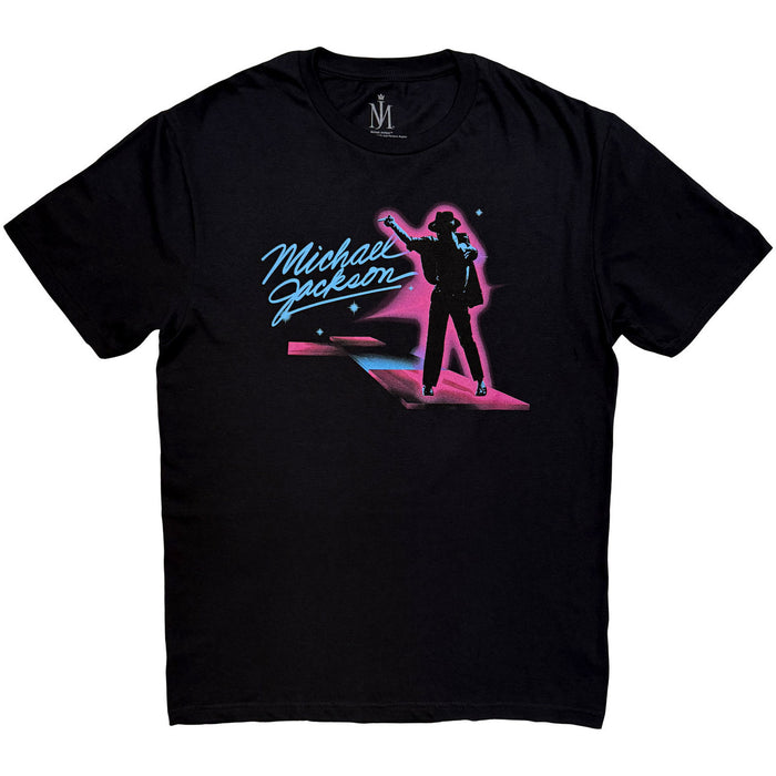 Michael Jackson Neon Black Large T-Shirt