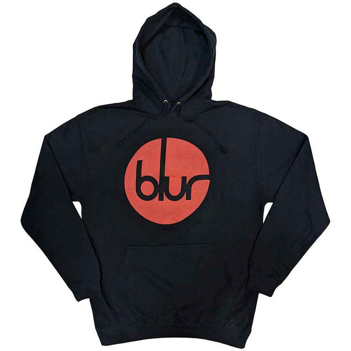 Blur Navy Large Hoodie