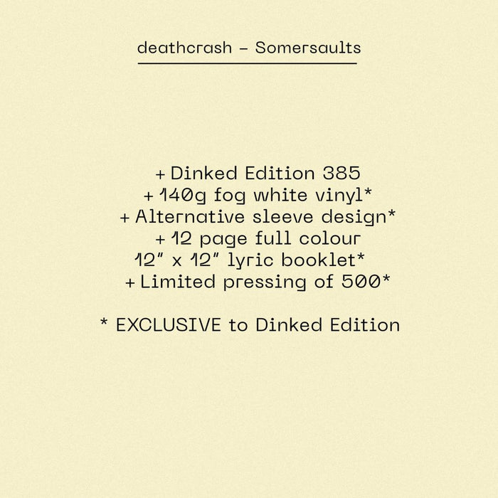 deathcrash Somersaults Vinyl LP 2026 Ltd Dinked Edition #385
