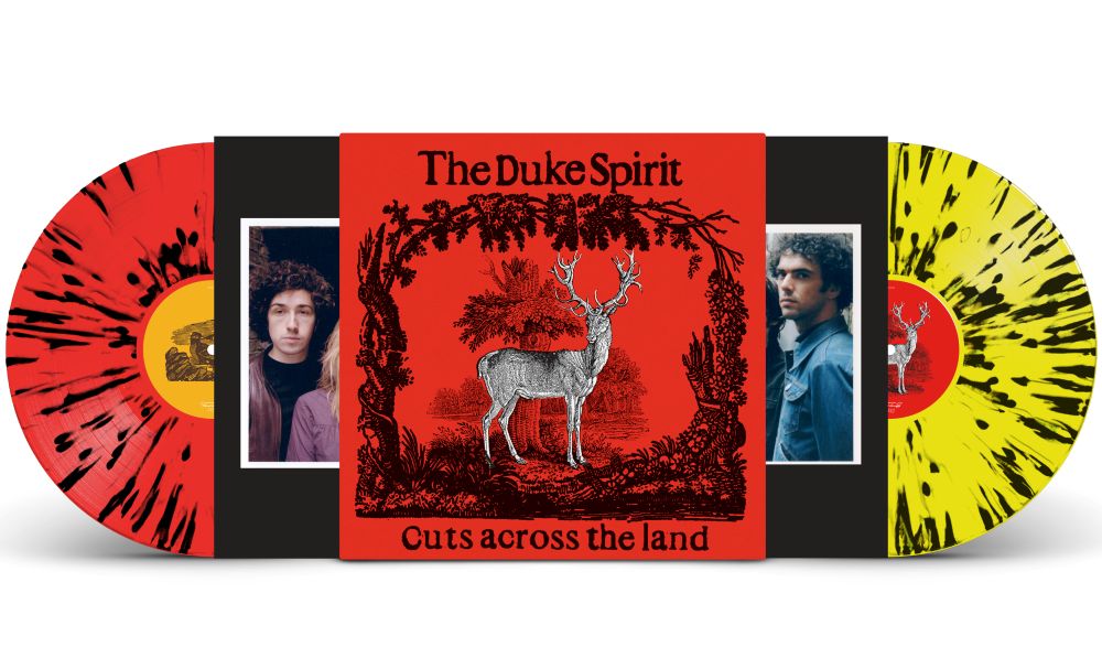 Duke Spirit Cuts Across The Land (Dleuxe) Vinyl LP Red & Yellow Splatter Colour 2025