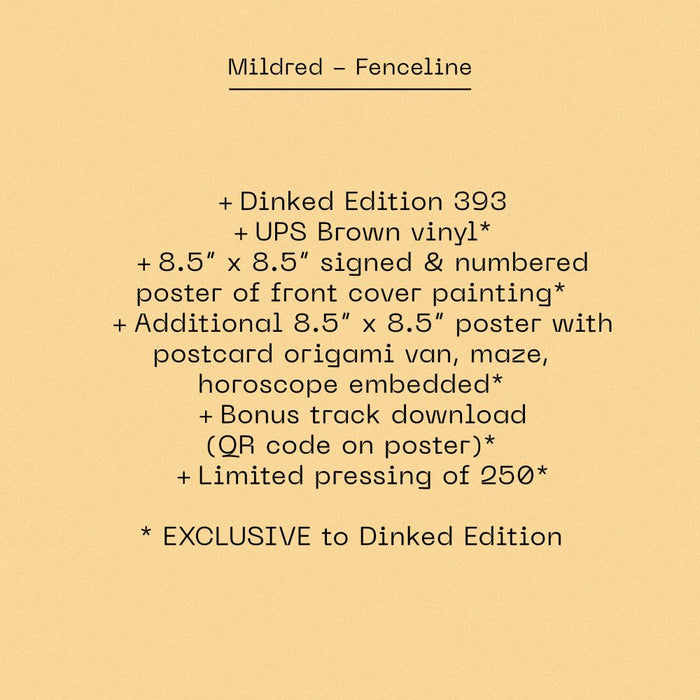 Mildred Fenceline Vinyl LP 2026 Ltd Dinked Edition #393