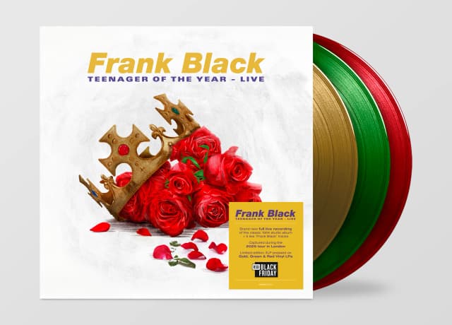 Frank Black Teenager Of The Year - Live Vinyl LP Red, Green & Gold Colour RSD Black Friday 2026 Due Out 27/11/26