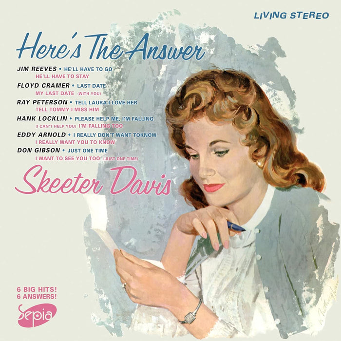 Skeeter Davis Here's The Answer Vinyl LP Magenta Coloured Marbled Colour 2026