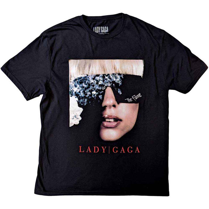 Lady Gaga The Fame Photo Black X-Large T-Shirt