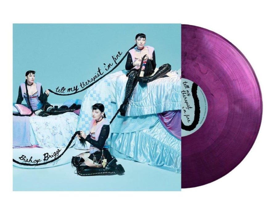 Bishop Briggs Tell My Therapist I'm Fine Vinyl LP Purple & Swirl Colour 2024