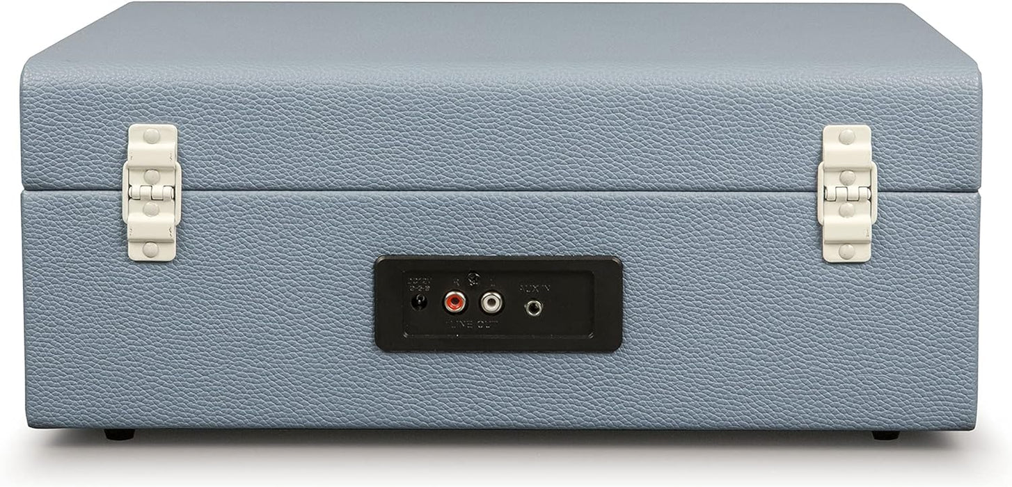 Crosley Voyager Portable Washed Blue Turntable