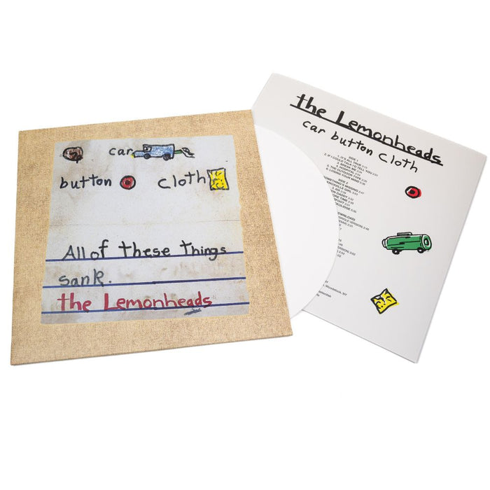 The Lemonheads Car Button Cloth Vinyl LP White Colour Due Out 18/09/26