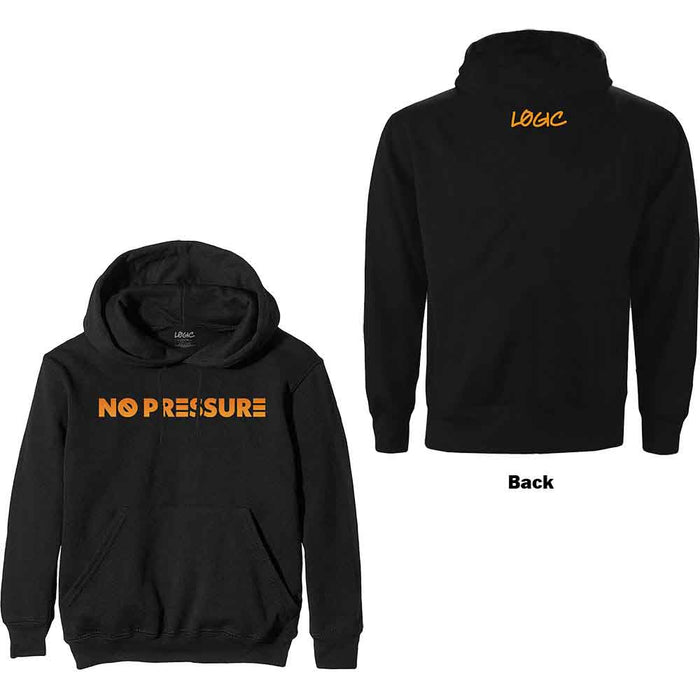 Logic No Pressure Gradient Black Small Hoodie