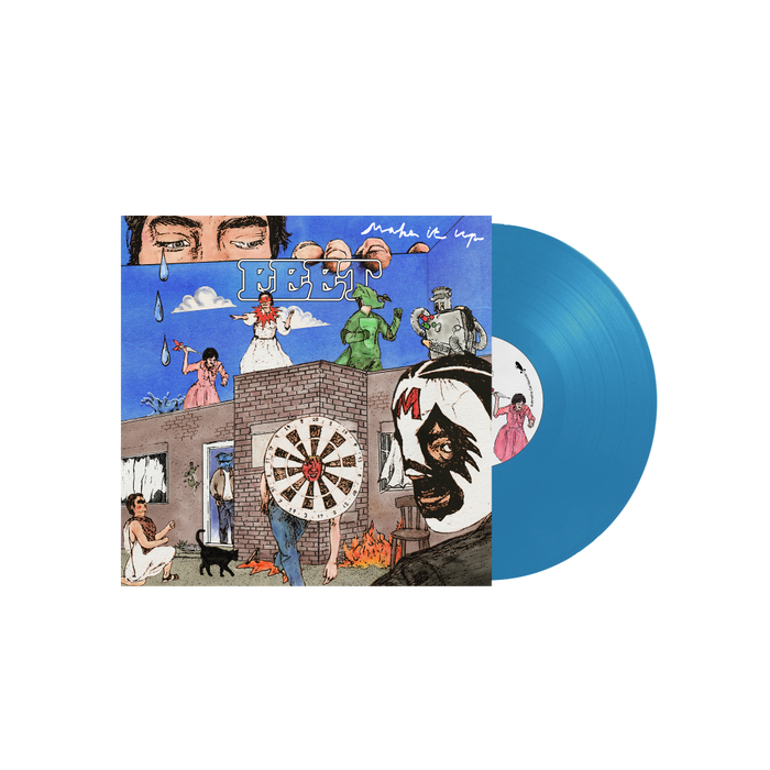 FEET Make It Up Vinyl LP Indies Transparent Blue Colour Due Out 14/06/24