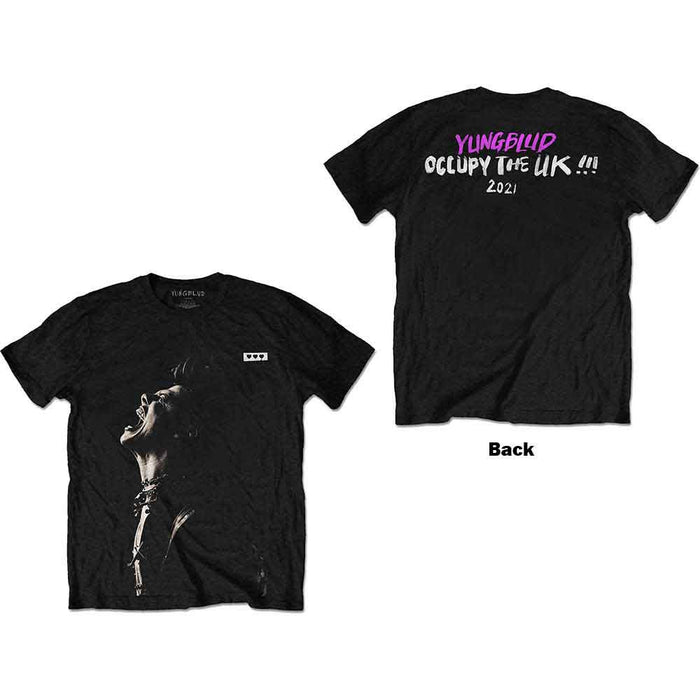 Yungblud Occupy the UK Black Large T-Shirt