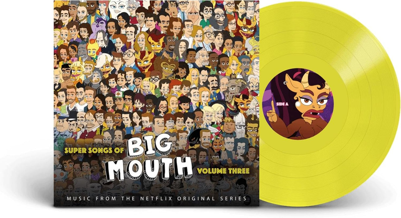 Big Mouth Cast Super Songs of Big Mouth Vol. 3 (Music from the Netflix Series) Vinyl LP Yellow Colour 2025