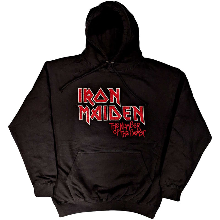 Iron Maiden Number Of The Beast Black Medium Unisex Hoodie