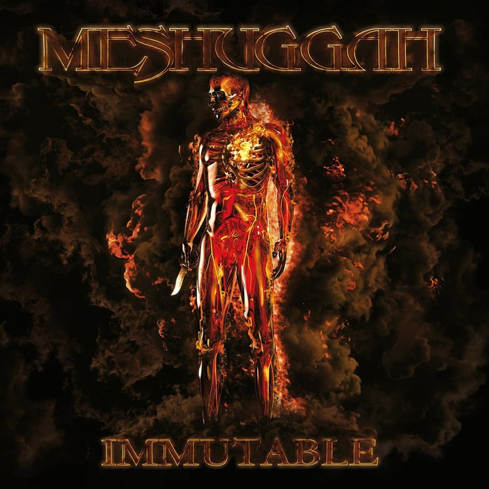 Meshuggah Immutable Vinyl LP Orange and Black Colour 2023